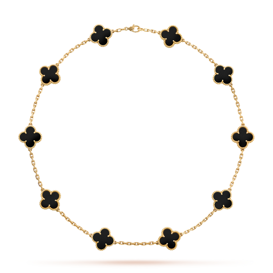Clover Necklace (10 Designs) Gold | Black