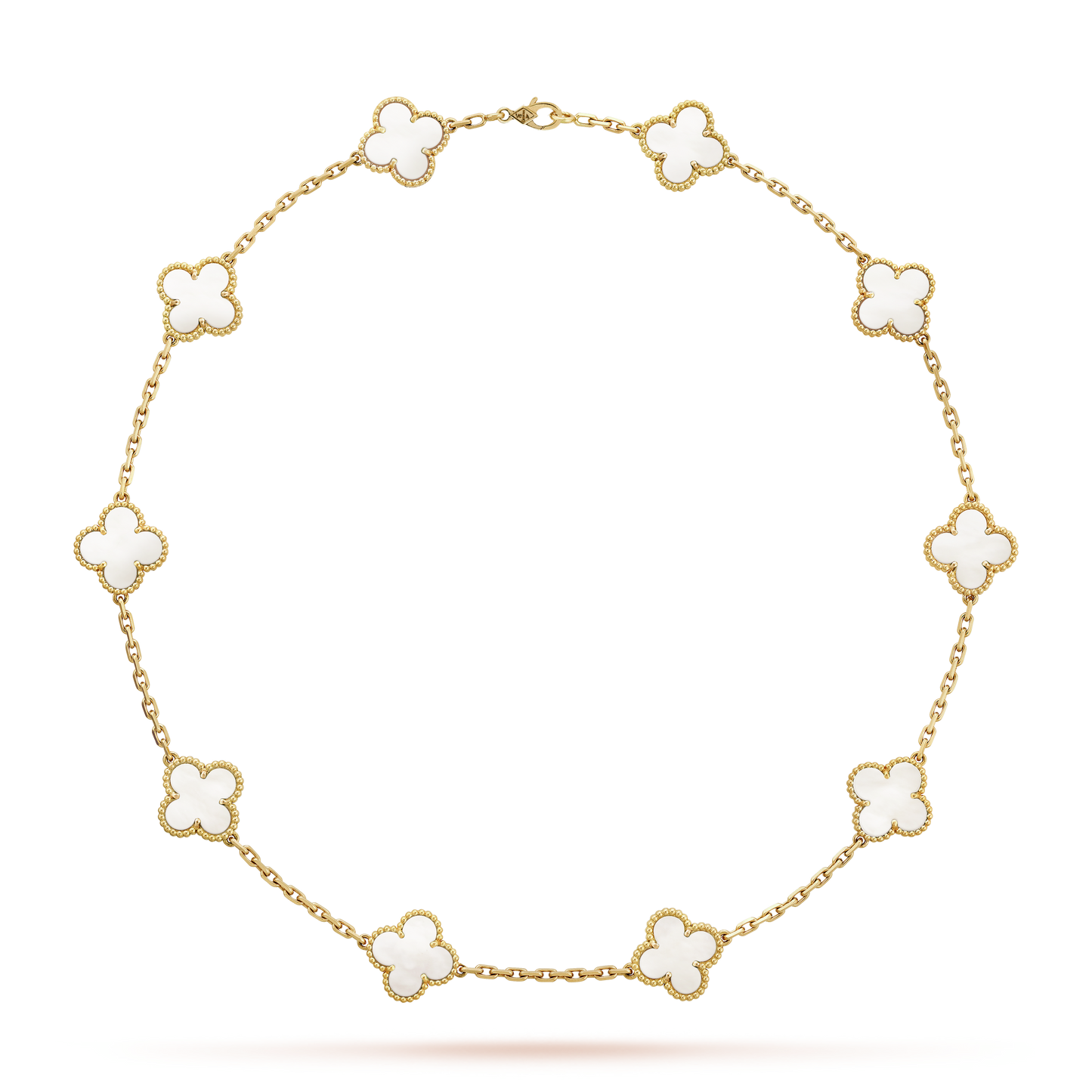 Clover Necklace (10 Designs) Gold | White