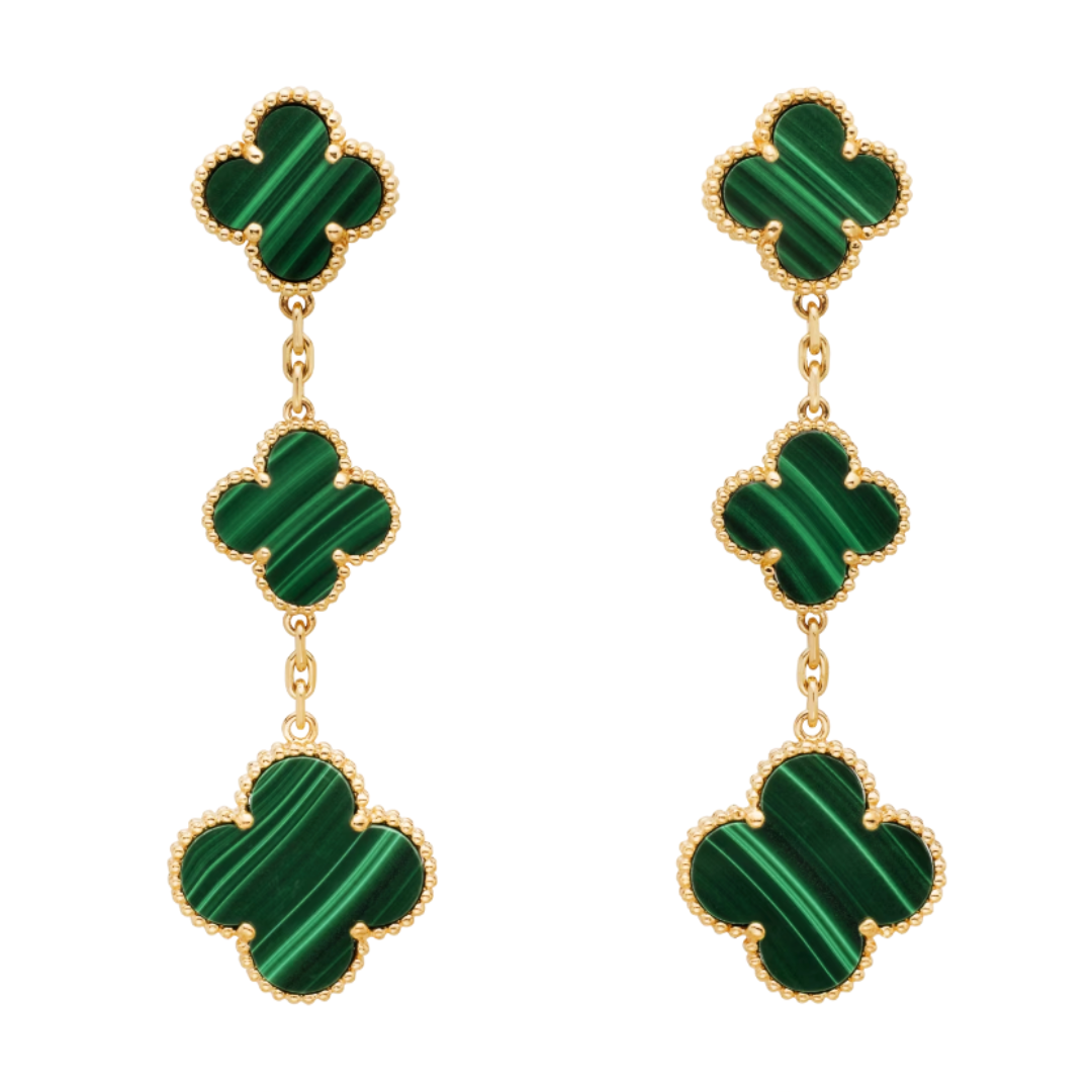 Clover Earrings | Green