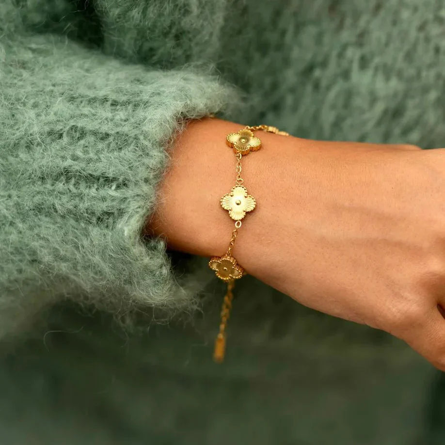 Clover Bracelet | Gold