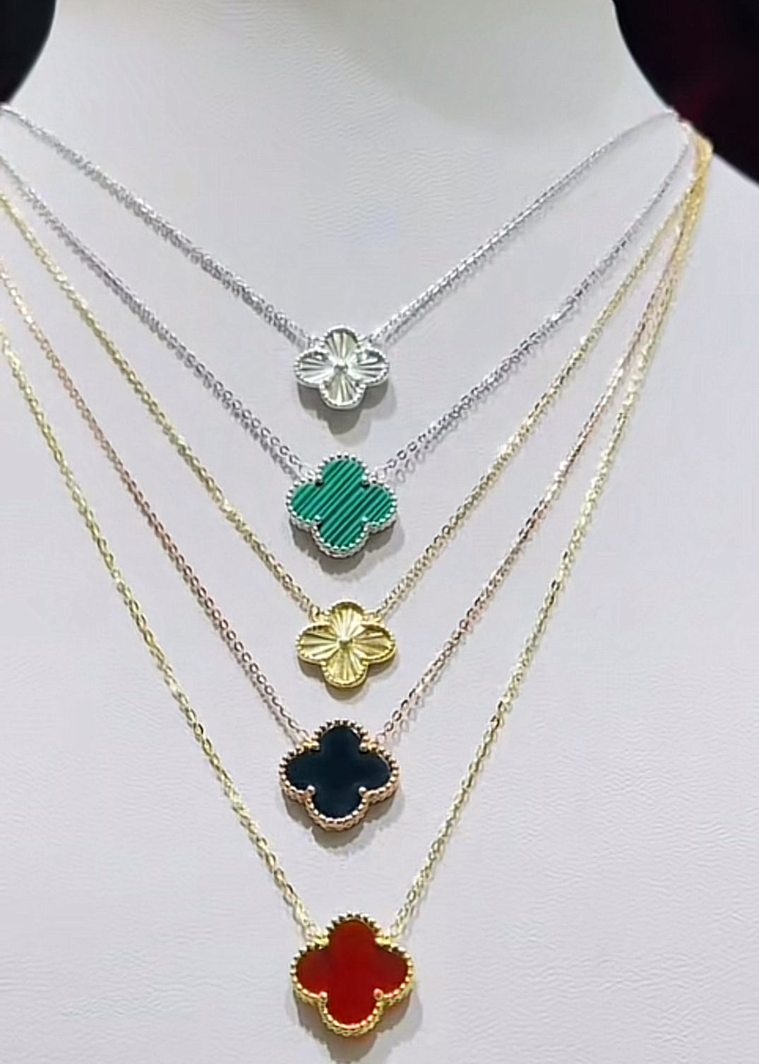 Clover Necklace | Silver