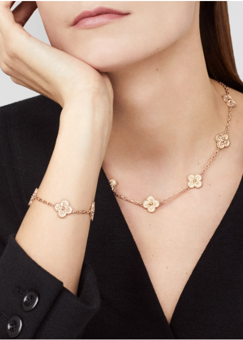 Clover Necklace (10 Designs) | Rose Gold