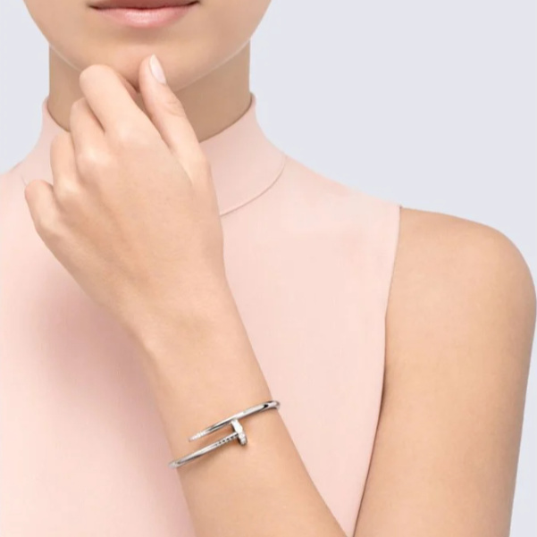 Elegance Nail Bracelet | Silver
