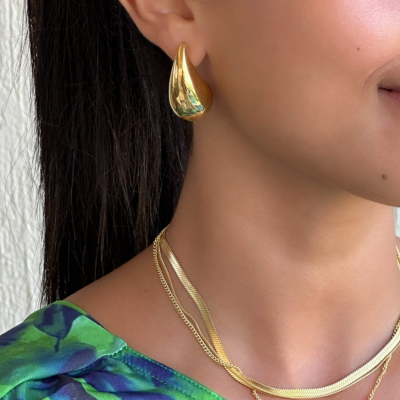 Waterdrop Earrings | Gold