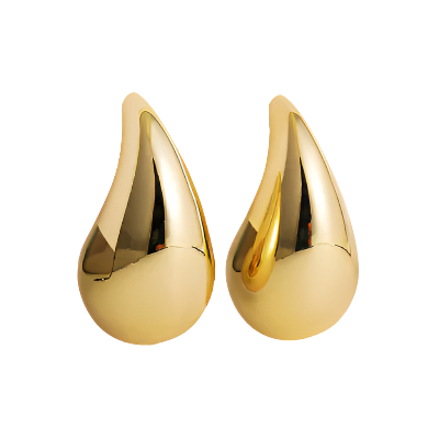 Waterdrop Earrings | Gold