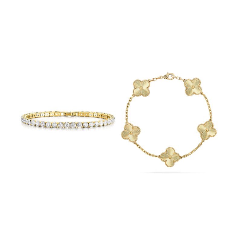 Duo Shiny Girl Bracelet Set
