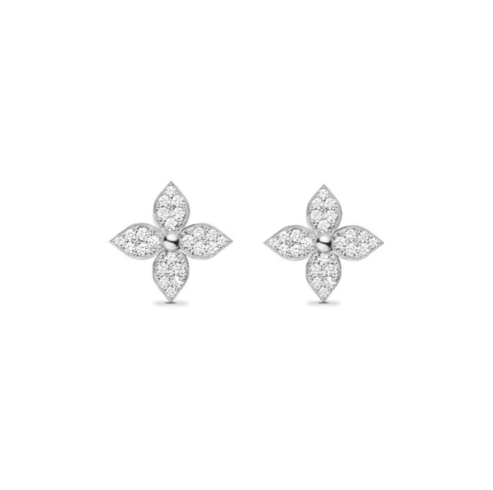 Flower Earrings | Silver or Gold