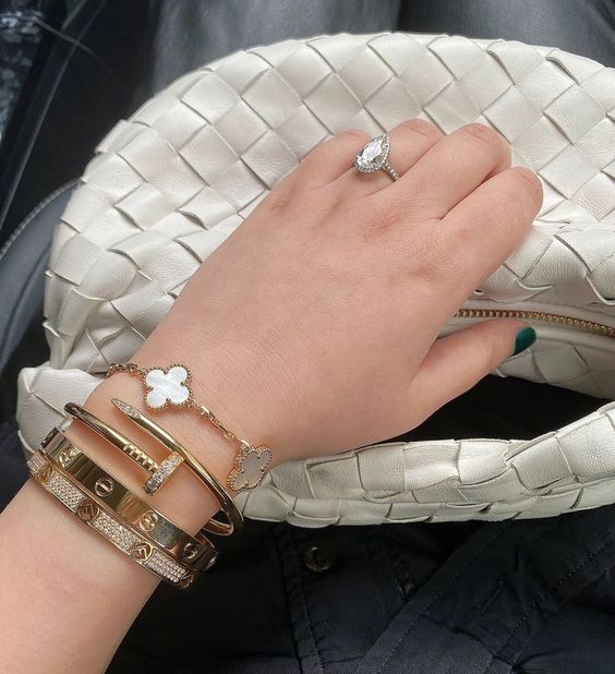 Nail Bracelet Deluxe | Gold