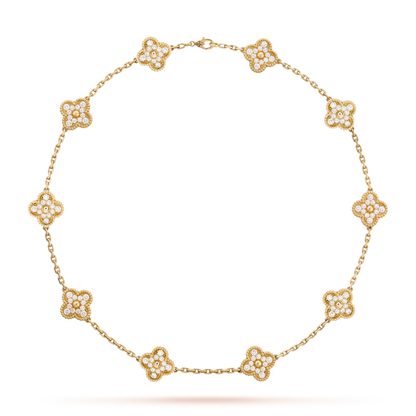 Clover Necklace (10 Designs) | Gold