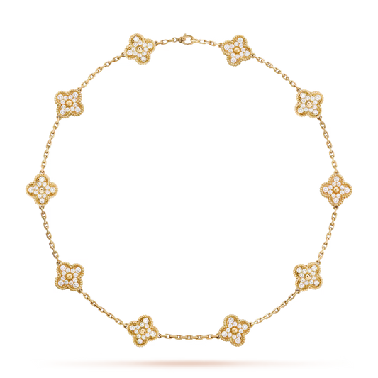 Clover Necklace (10 Designs) | Gold
