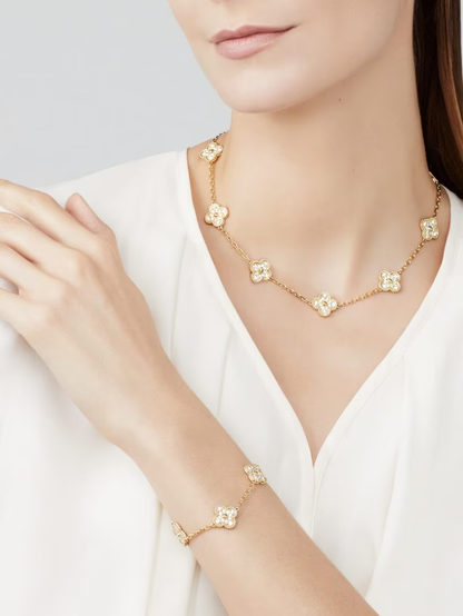 Clover Necklace (10 Designs) | Gold