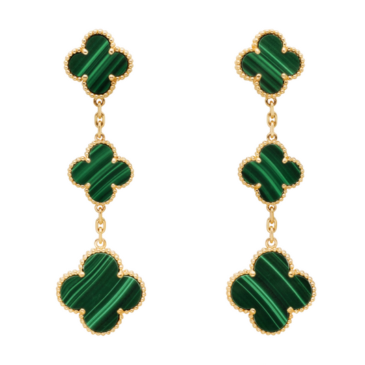 Clover Earrings | Green