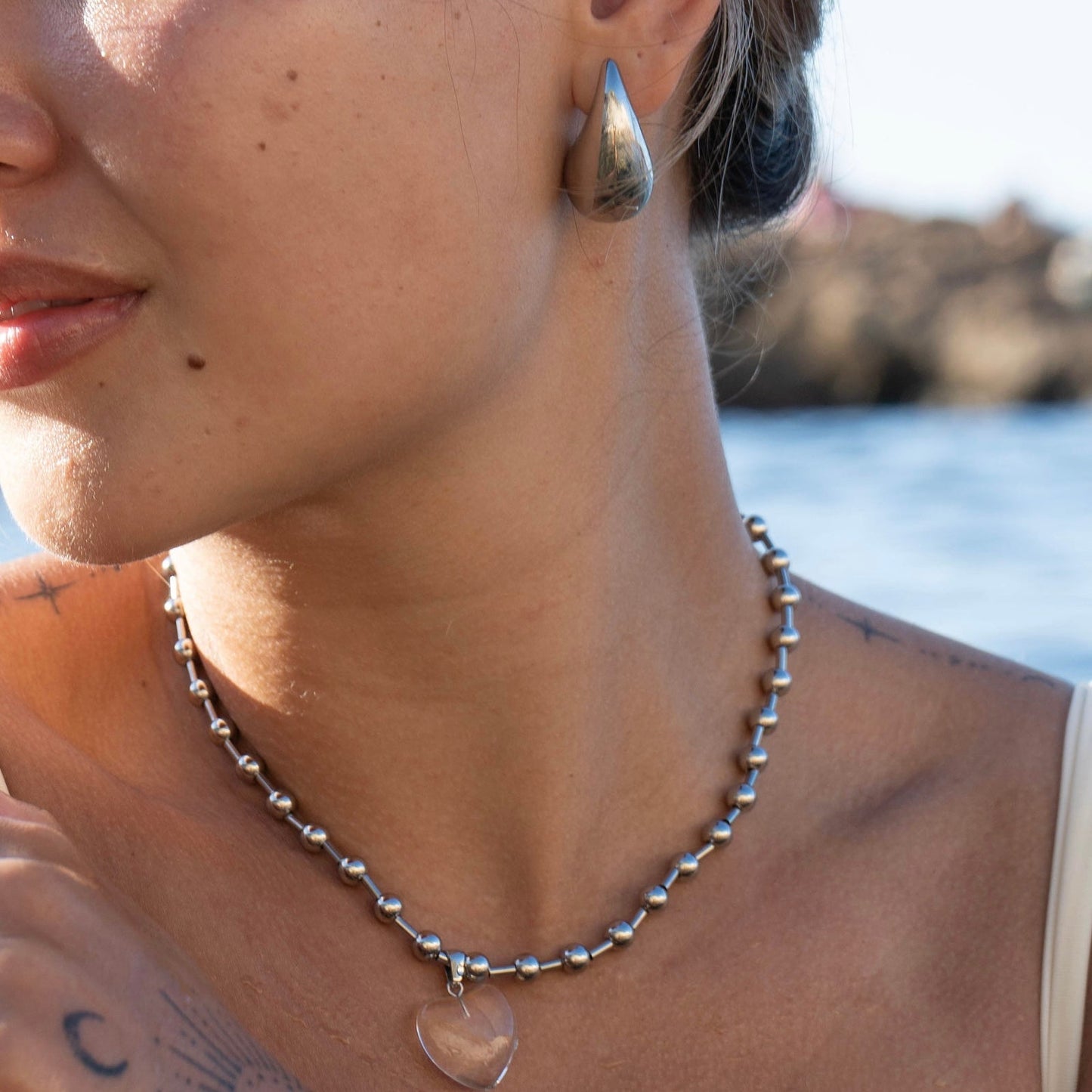 Aura Earrings | Silver