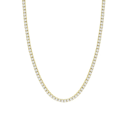 Tiffany Tennis Necklace | Gold