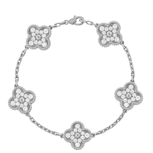Clover Bracelet Deluxe | Silver
