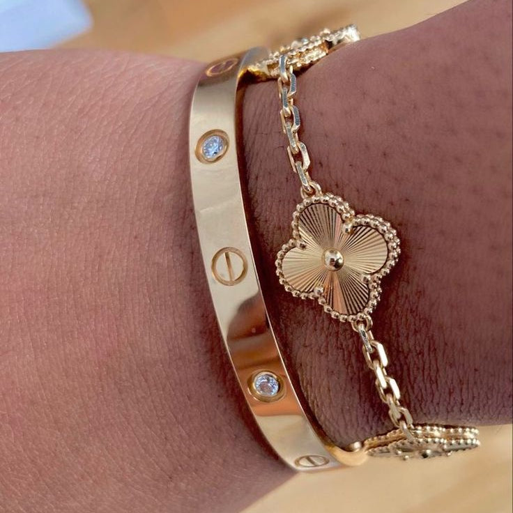 Clover Bracelet | Gold