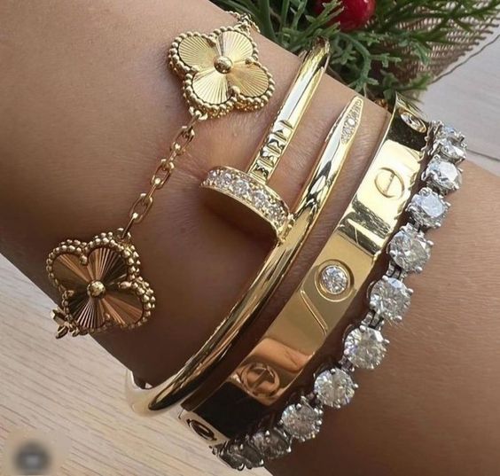 Clover Bracelet | Gold