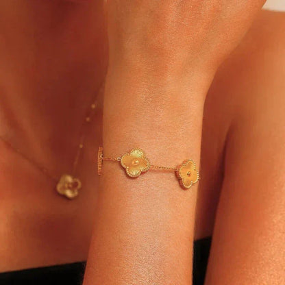 Clover Bracelet | Gold